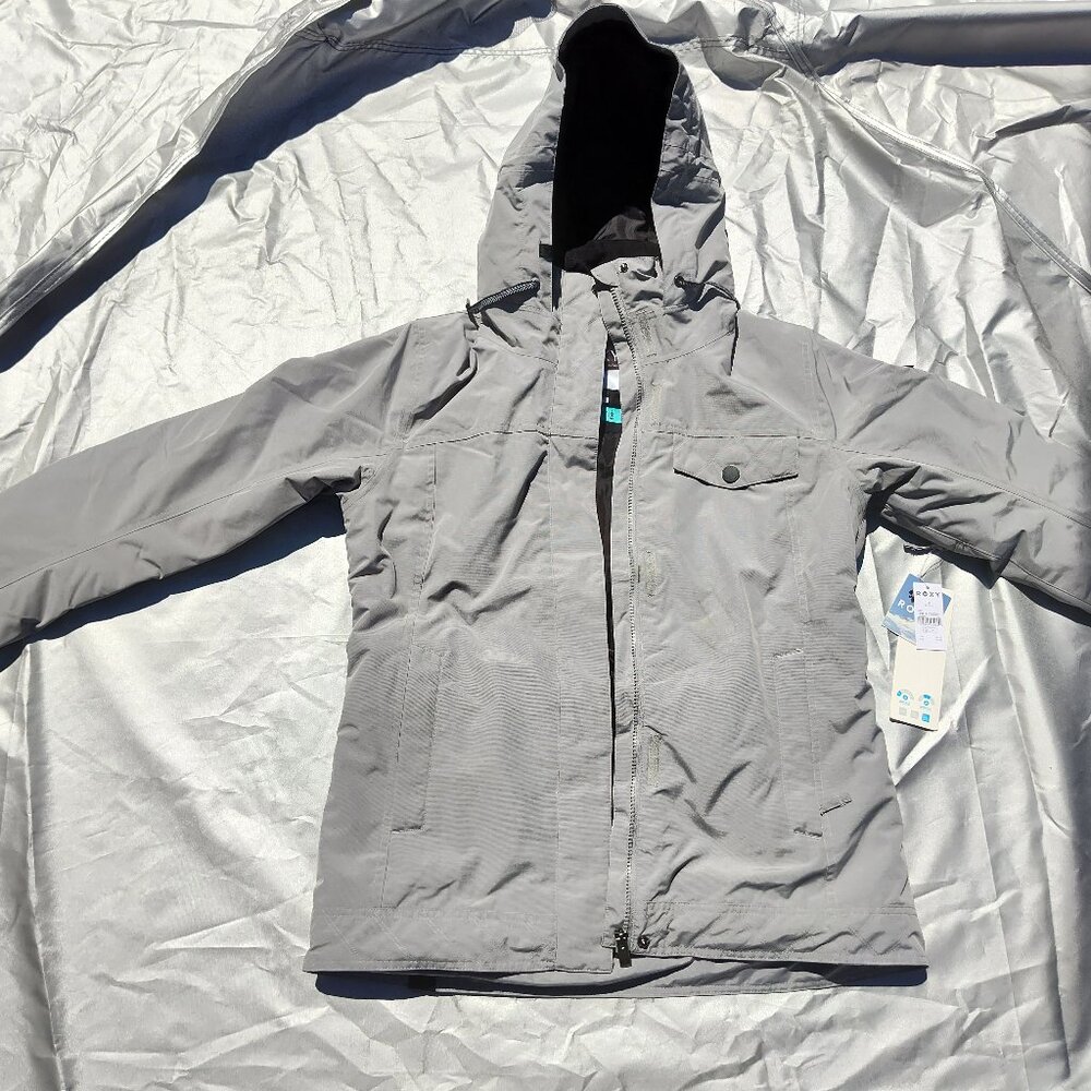 Roxy Womens Billie JK Slate Snow Ski Winter Jacket Dry Flight Sz Medium $200 NWT